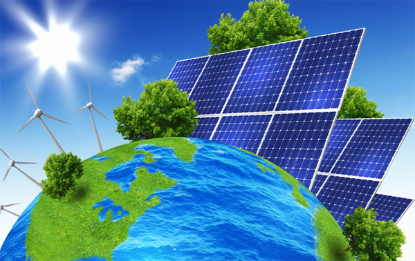 How do solar panels reduce greenhouse gas emissions