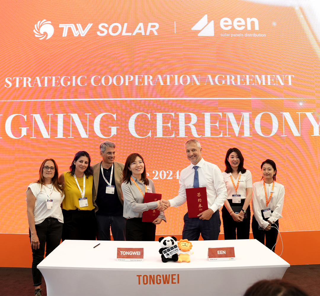 Tongwei and EEN Hold Strategic Signing Ceremony at Intersolar Europe 2024