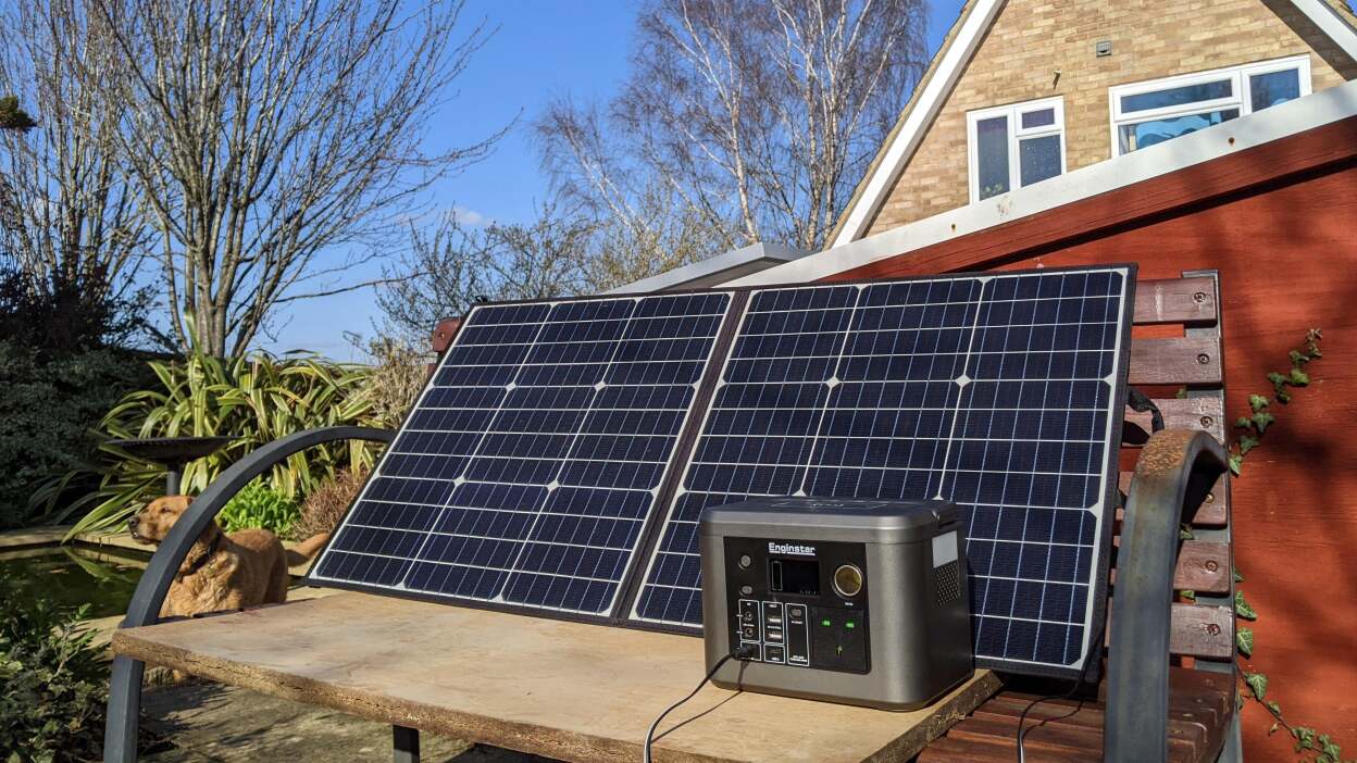 Can you power a house with portable solar panels?   