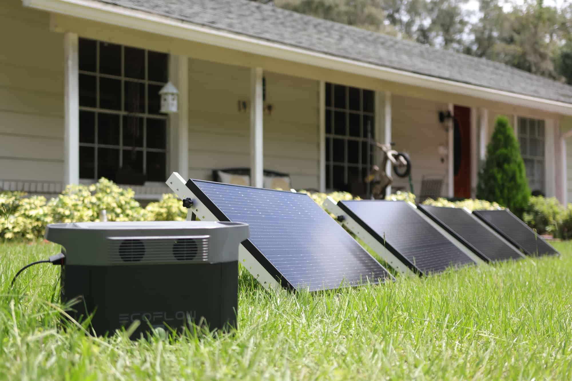 Can you power a house with portable solar panels?